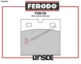 FERODO FDB108EF PASTIGLIE FRENO ROAD/OFFROAD CARBON GRIP ECO FRICTION