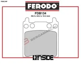 FERODO FDB134P PASTIGLIE FRENO ROAD/OFFROAD CARBON GRIP PLATINUM