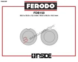 FERODO FDB150P PASTIGLIE FRENO ROAD/OFFROAD CARBON GRIP PLATINUM