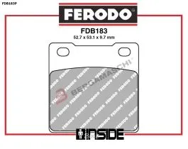 FERODO FDB183P PASTIGLIE FRENO ROAD/OFFROAD CARBON GRIP PLATINUM