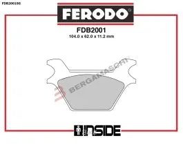 FERODO FDB2001SG PASTIGLIE FRENO OFFROAD SINTER GRIP