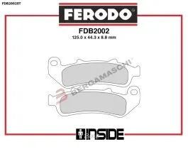 FERODO FDB2002ST PASTIGLIE FRENO ROAD SINTER GRIP