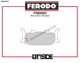 FERODO FDB2003ST PASTIGLIE FRENO ROAD SINTER GRIP