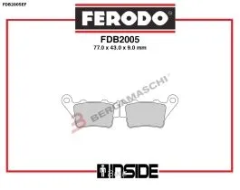 FERODO FDB2005EF PASTIGLIE FRENO ROAD/OFFROAD CARBON GRIP ECO FRICTION
