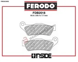 FERODO FDB2018SG PASTIGLIE FRENO OFFROAD SINTER GRIP