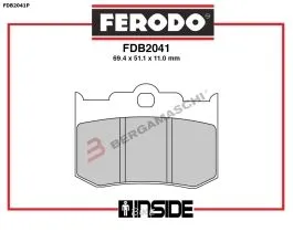 FERODO FDB2041P PASTIGLIE FRENO ROAD/OFFROAD CARBON GRIP PLATINUM
