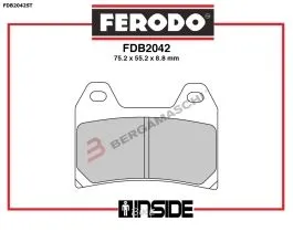 FERODO FDB2042ST PASTIGLIE FRENO ROAD SINTER GRIP