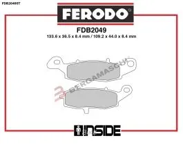 FERODO FDB2049ST PASTIGLIE FRENO ROAD SINTER GRIP