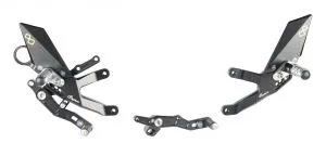 FTRBM004W - Pedane Regolabili Con Poggiapiedi Snodati