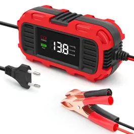 Caricabatterie 12V 2A per Moto Scooter Mantenitore di Carica Batteria al Piombo