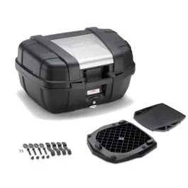 Bauletto moto Garda 52 L + piastra monokey universale al portapacchi