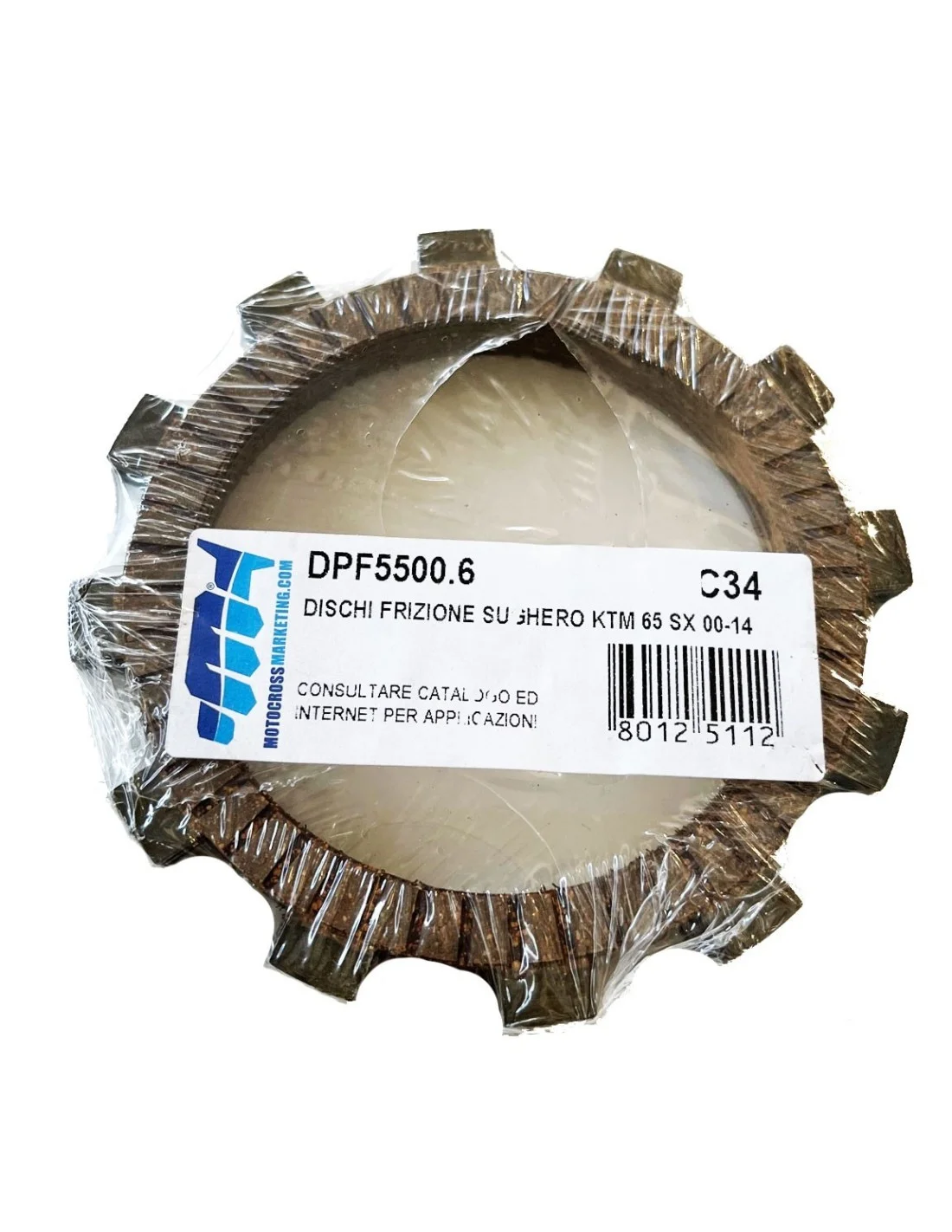 Kit dischi frizione in sughero SX 65 00-23 TC 65 17-23 MC 65 21-23