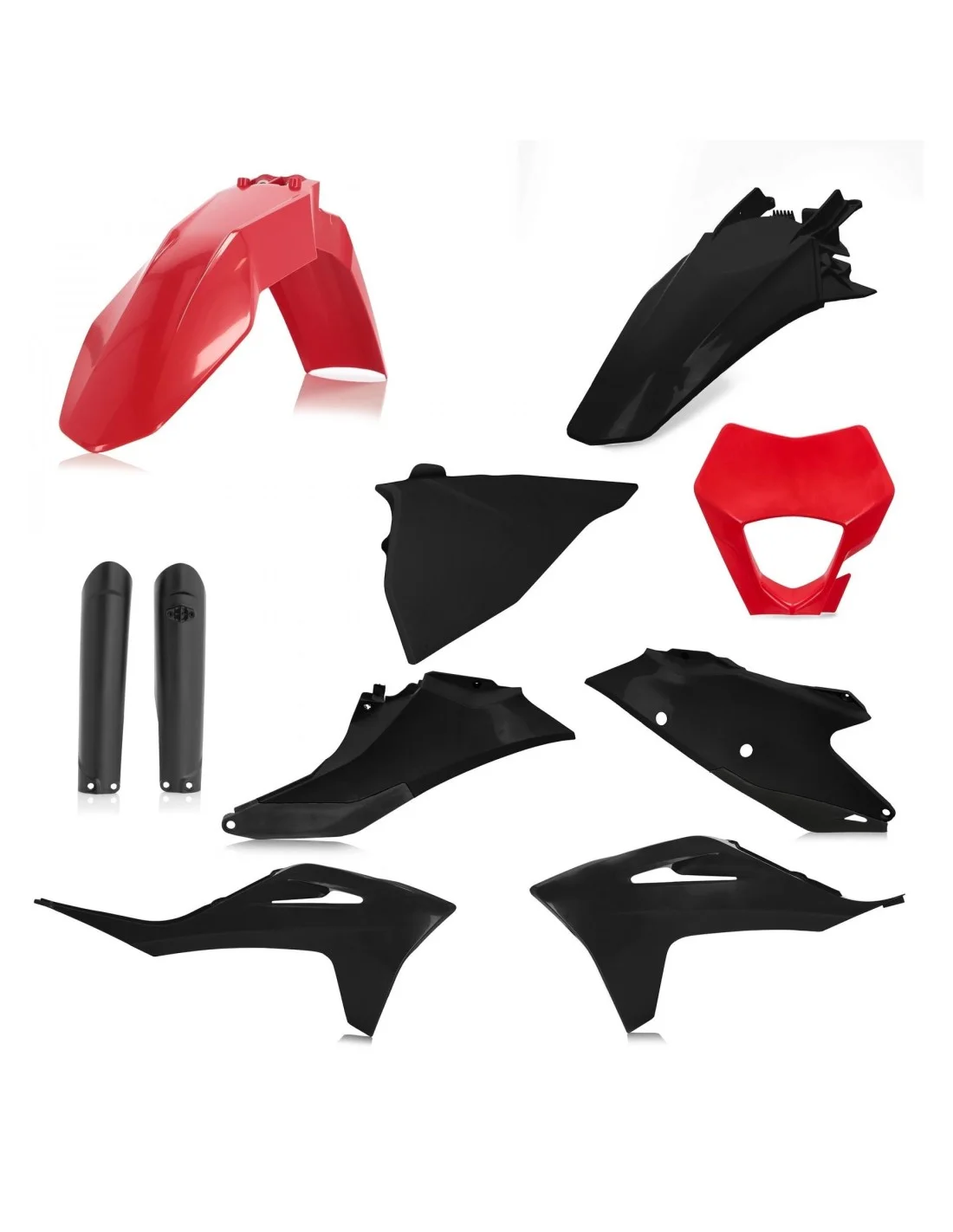 Kit plastiche Acerbis per GasGas EC-ECF 2021- rosso/nero