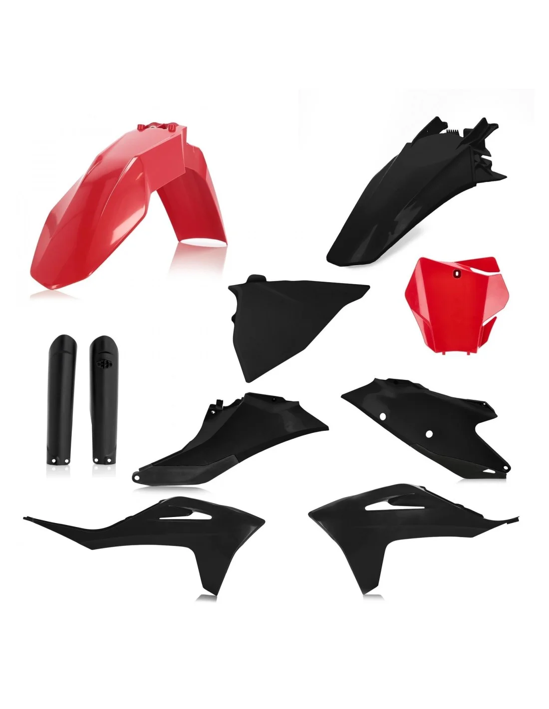 Kit plastiche Acerbis per GasGas MC-MCF 2021- rosso/nero