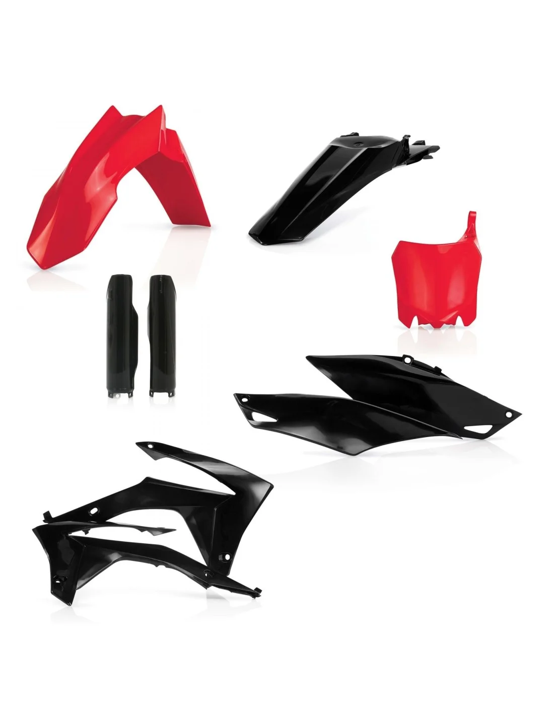 Kit plastiche Acerbis per Honda CRF 450 13-16 CRF 250 14-17 rosso/nero