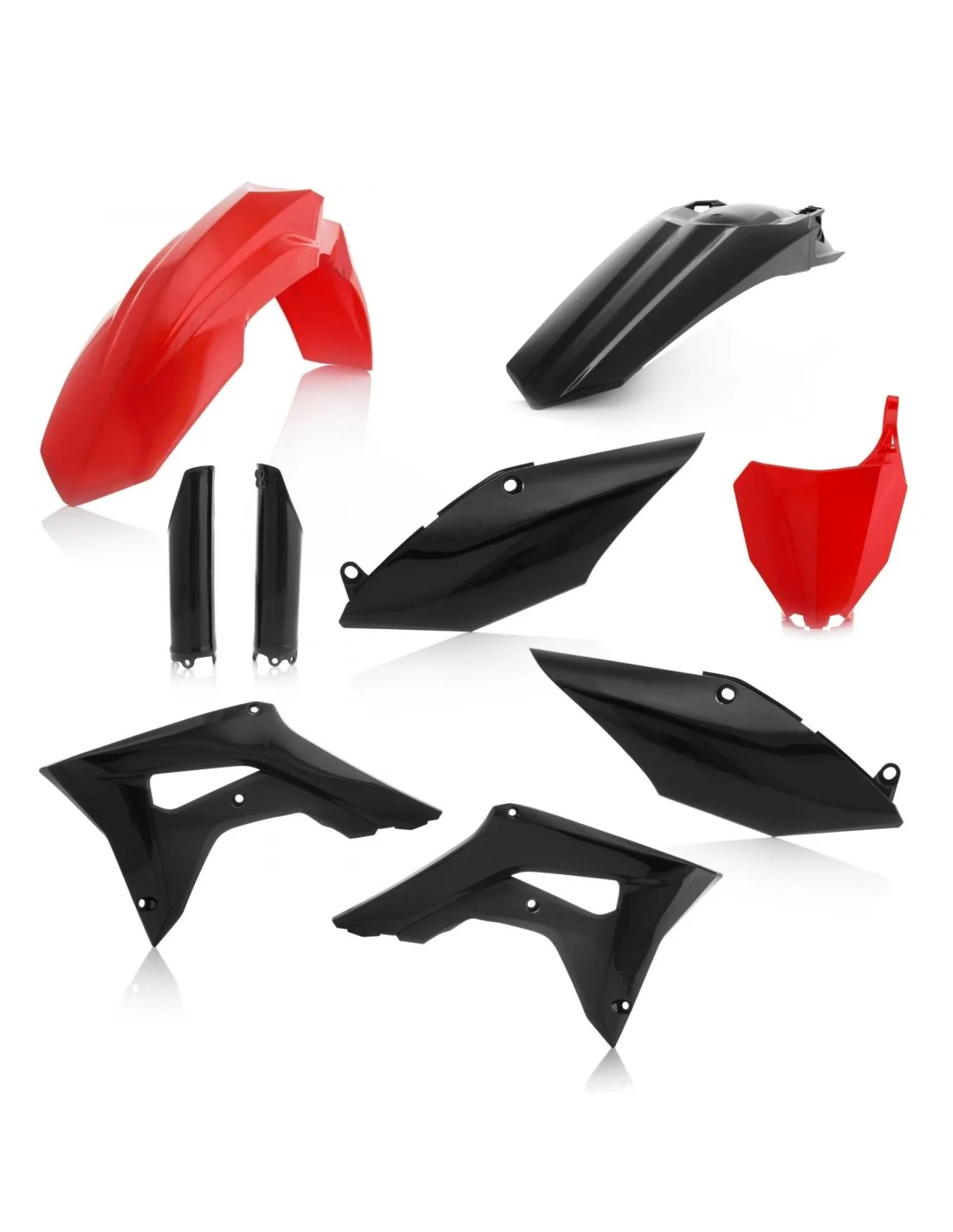 Kit plastiche Acerbis per Honda CRF 450 17-18 CRF 250 18 rosso/nero