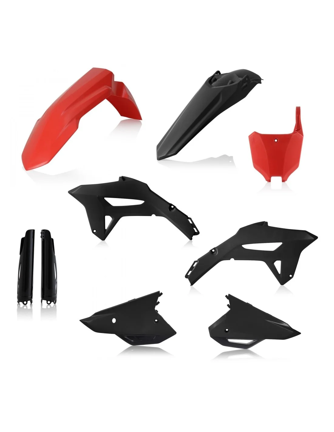 Kit plastiche Acerbis per Honda CRF 450 21- CRF 250 22- rosso/nero