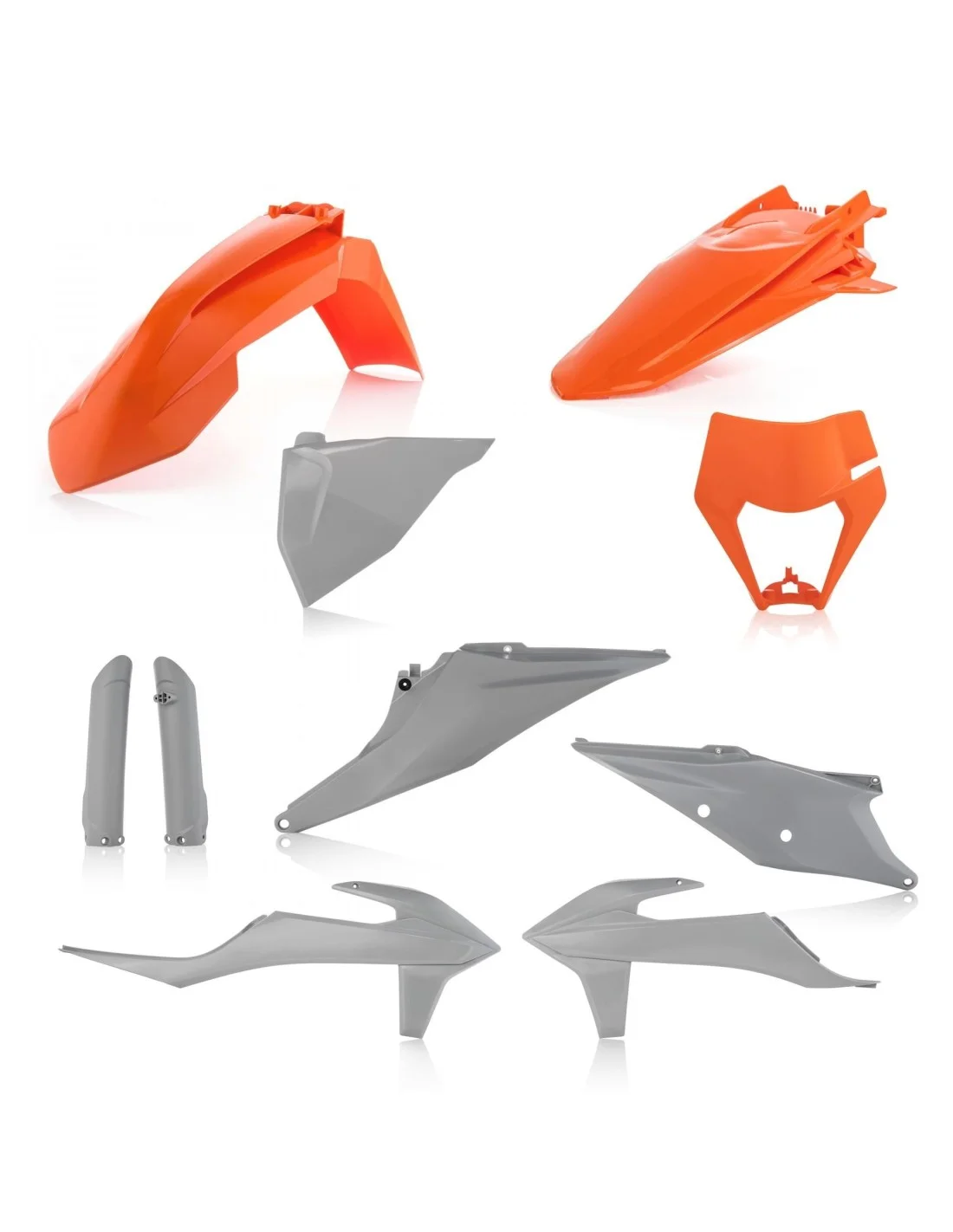 Kit plastiche Acerbis per KTM EXC/EXCF 2020- arancione/grigio