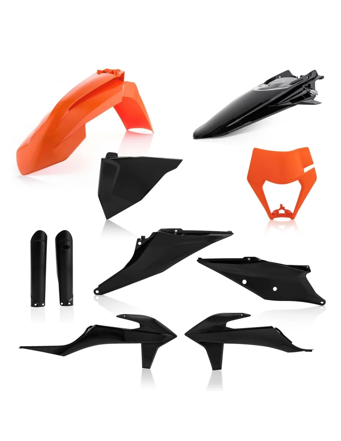 Kit plastiche Acerbis per KTM EXC/EXCF 2020- nero/arancione
