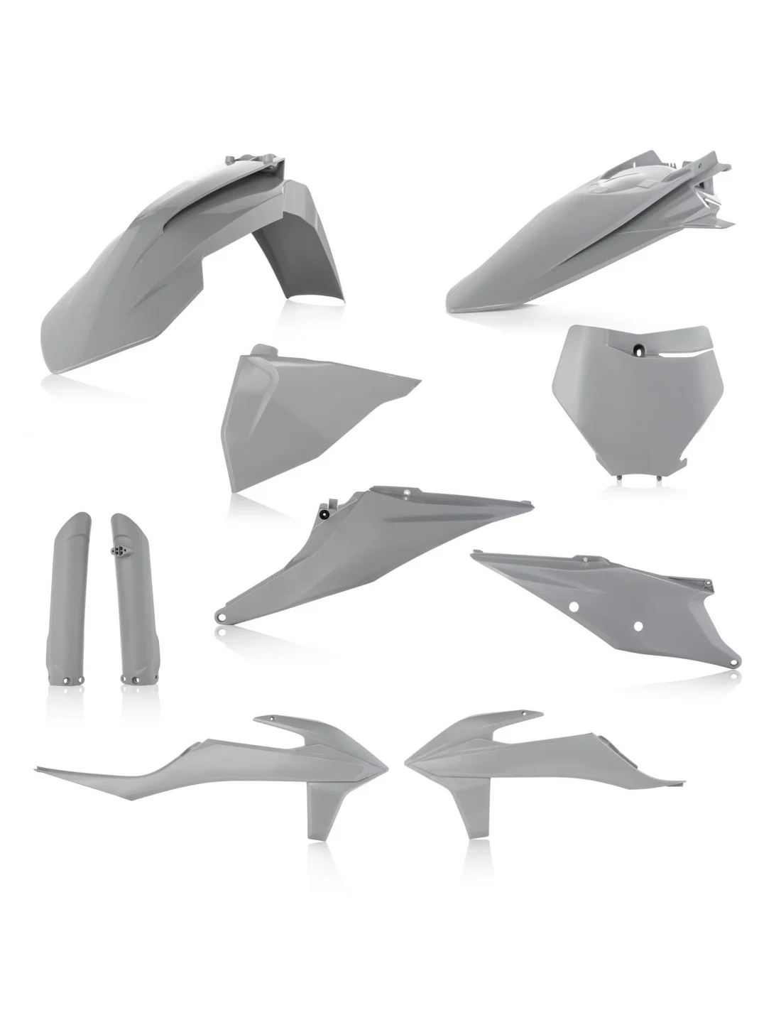 Kit plastiche Acerbis per KTM SX/SXF 2019-2022 grigio chiaro