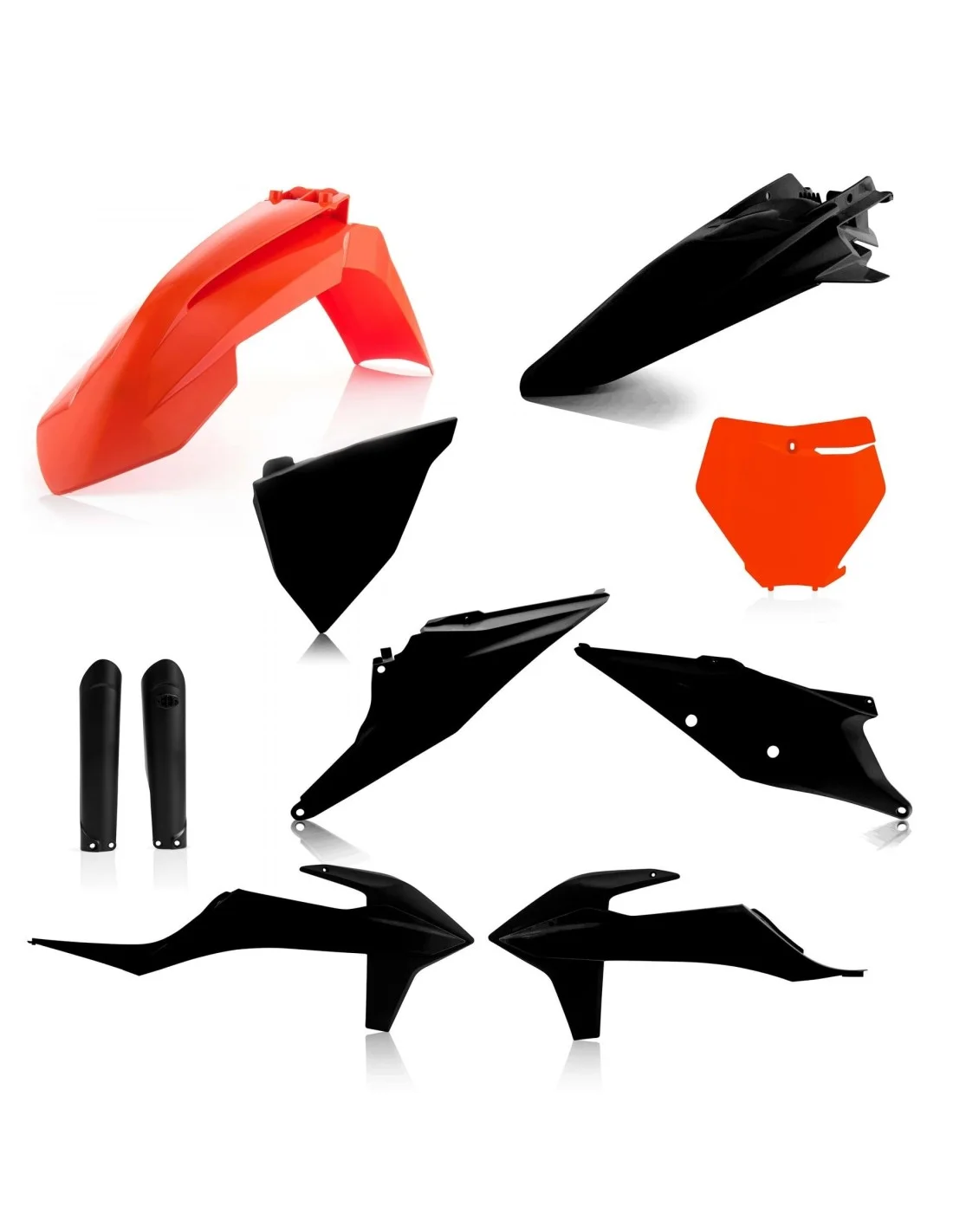 Kit plastiche Acerbis per KTM SX/SXF 2019-2022 nero/arancio