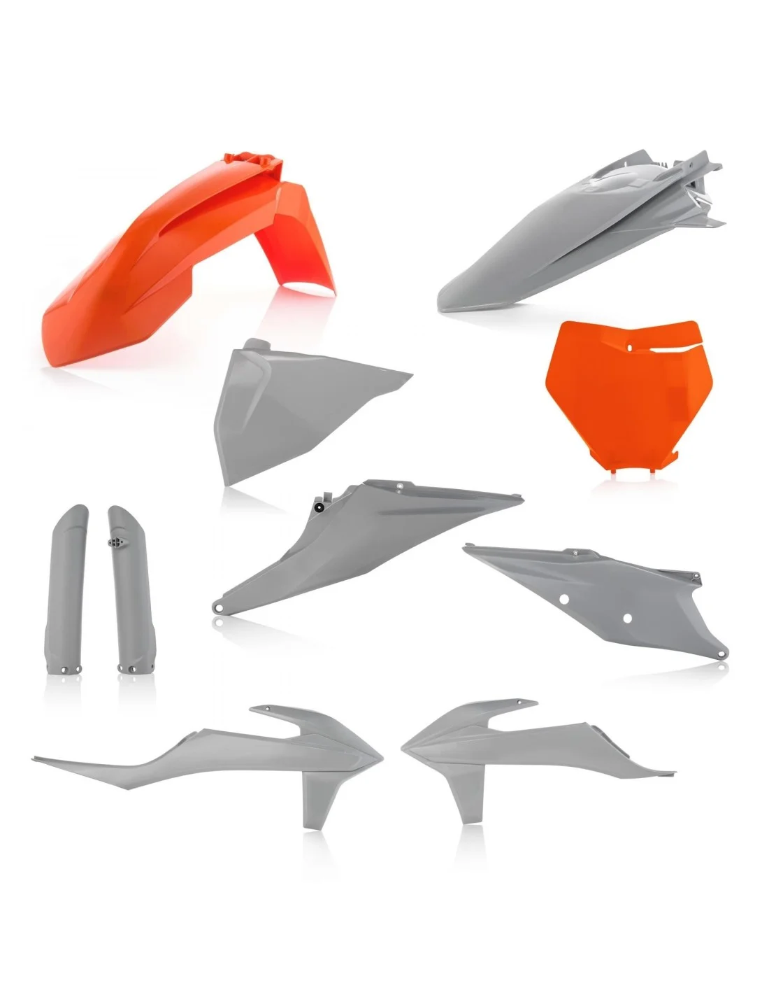 Kit plastiche Acerbis per KTM SX/SXF 2019-2022 arancione/grigio