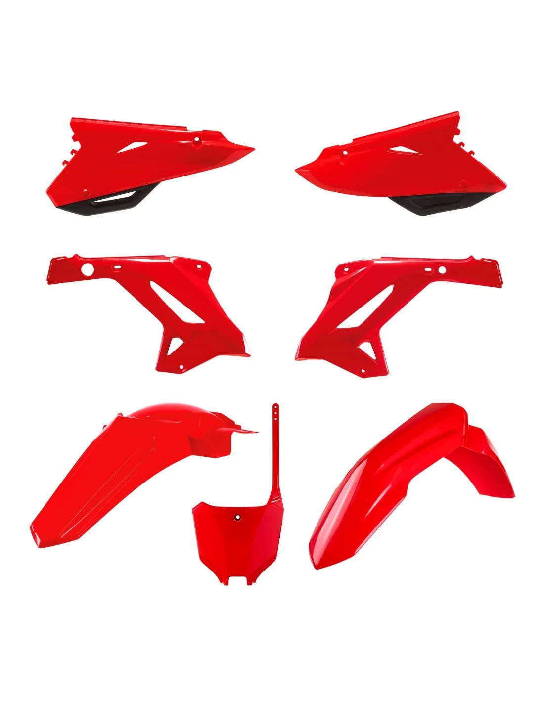 Kit plastiche Honda CR 125/250 02-07 restyling CRF 2022 rosso