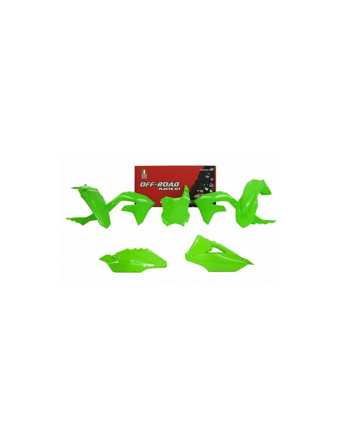 Kit plastiche Rtech KXF 450 19- KXF 250 21- verde fluo