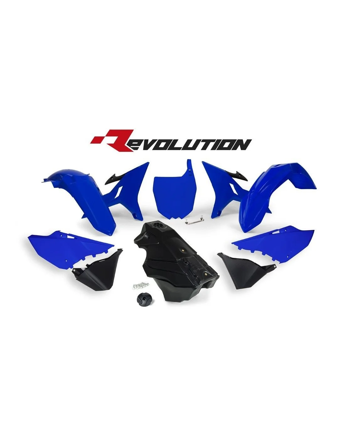 Kit plastiche YZ Revolution Racetech-full blu