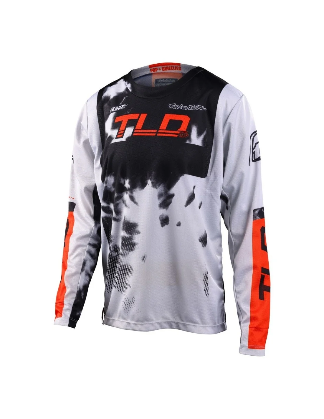 Maglia Bambino Troy Lee Designs GP Astro Light Gray Orange
