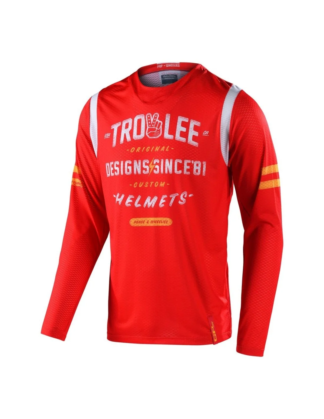 Maglia Troy Lee Design GP AIR Roll Out Rossa