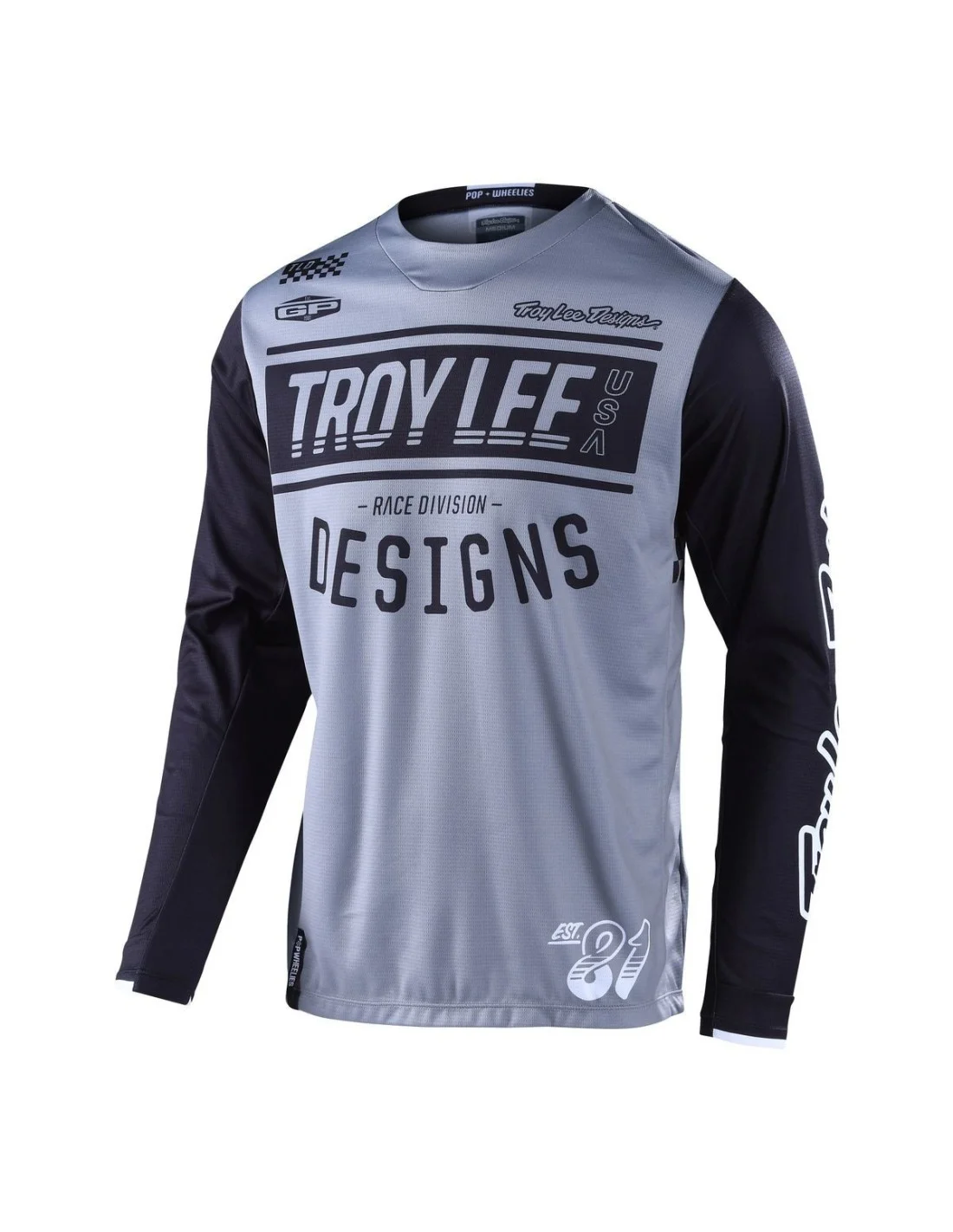 Maglia Troy Lee Design Race 81 Grigia