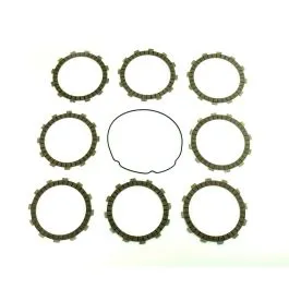 ATHENA P40230001 FRICTION PLATES KIT WITH CLUTCH COVER GASKET / KIT DISCHI GUARNITI FRIZIONE + GUARNIZIONE