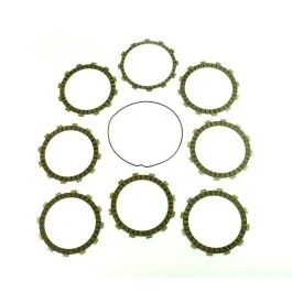 ATHENA P40230002 FRICTION PLATES KIT WITH CLUTCH COVER GASKET / KIT DISCHI GUARNITI FRIZIONE + GUARNIZIONE