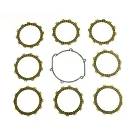 ATHENA P40230010 FRICTION PLATES KIT WITH CLUTCH COVER GASKET / KIT DISCHI GUARNITI FRIZIONE + GUARNIZIONE