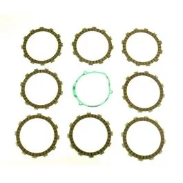 ATHENA P40230012 FRICTION PLATES KIT WITH CLUTCH COVER GASKET / KIT DISCHI GUARNITI FRIZIONE + GUARNIZIONE