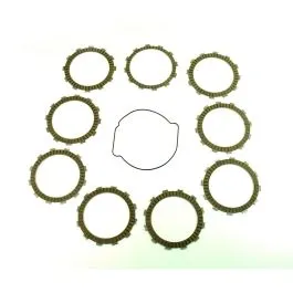 ATHENA P40230014 FRICTION PLATES KIT WITH CLUTCH COVER GASKET / KIT DISCHI GUARNITI FRIZIONE + GUARNIZIONE