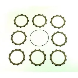 ATHENA P40230020 FRICTION PLATES KIT WITH CLUTCH COVER GASKET / KIT DISCHI GUARNITI FRIZIONE + GUARNIZIONE