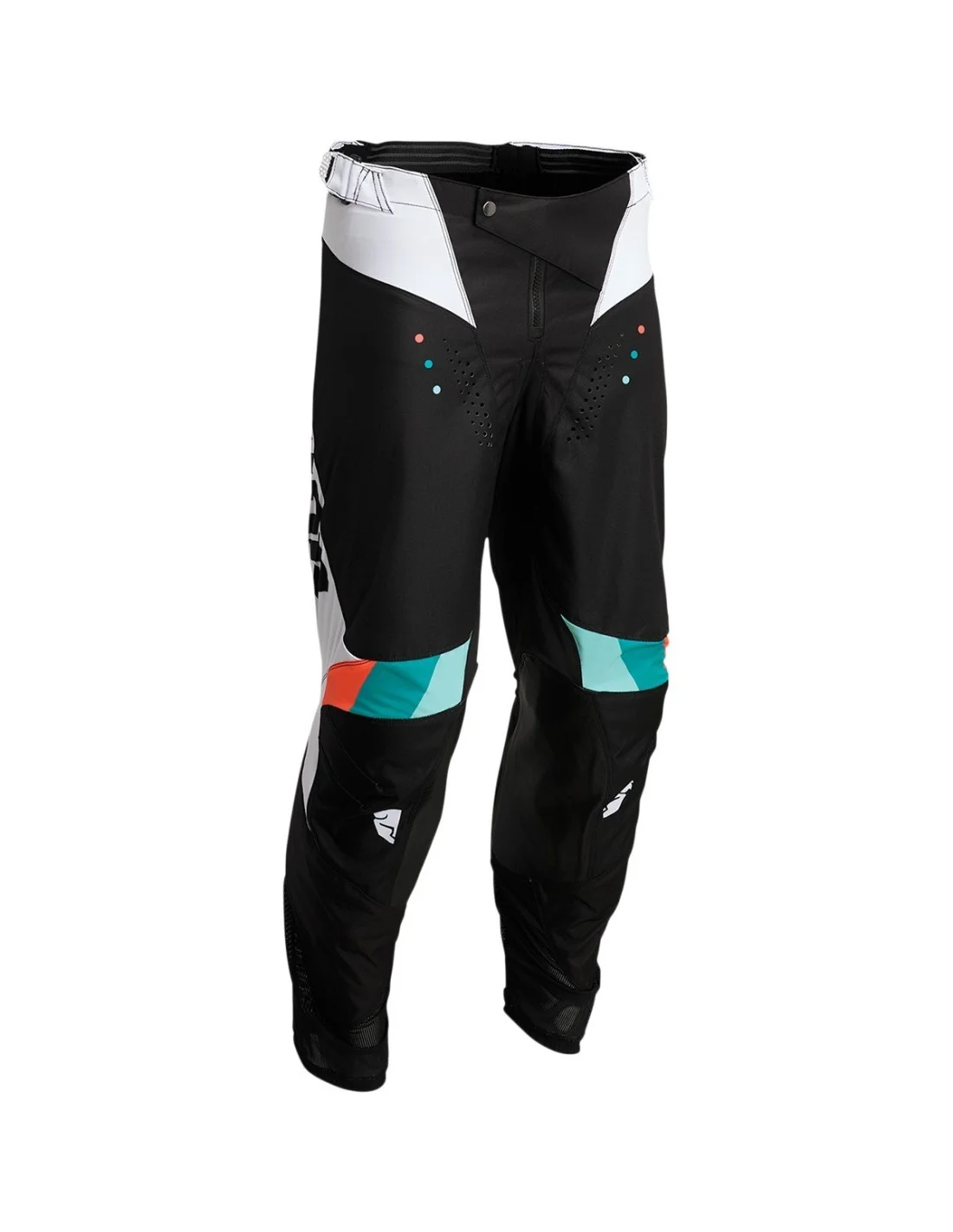 Pantalone Thor Pulse React White/Black 2022