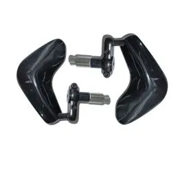 Coppia Specchietti Retrovisori Bar End Black Knife Effetto carbonio FAR 6681