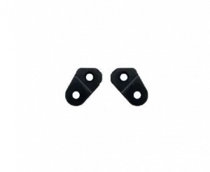 RFTR244NER - Kit Piastrine Supporto Poggia Piede - Up&Down / Nero Opaco