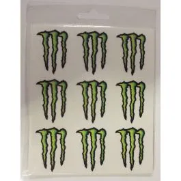 decalco graffi monster energy medio (9 pezzi)