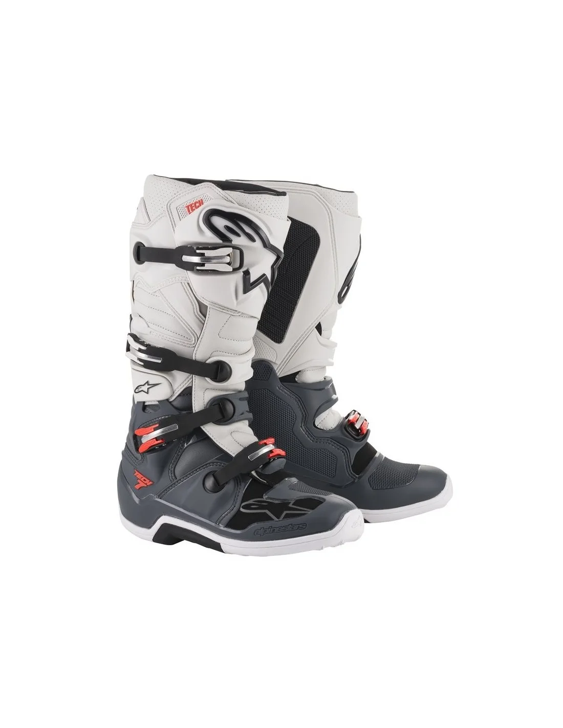 Stivali Alpinestars Tech 7 Grigio Chiaro Grigio Scuro