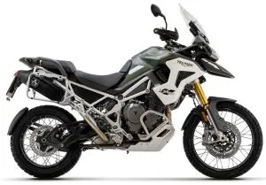 Terminale Veloce in alluminio "Dark" per montaggio valige laterali Triumph Tiger 1200 2022
